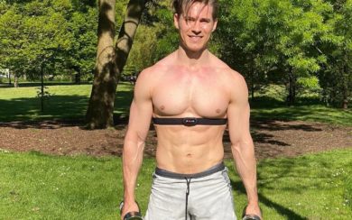 anti-HIIT cardio workout in the park
